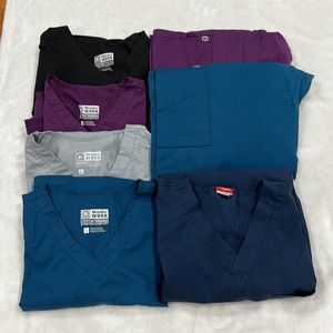 Women’s Wonder work everyday durable stretch comfort scrubs bundle